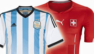 Wat wordt de opstelling van Argentinië & Zwitserland?