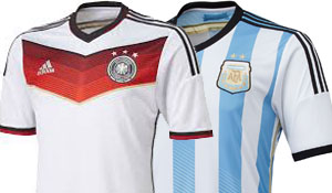 Wat wordt de opstelling van Duitsland en Argentinië?
