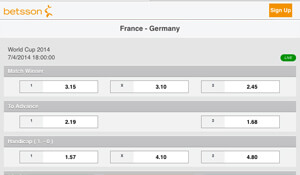 Wat voorspellen de bookmakers over Frankrijk - Duitsland?