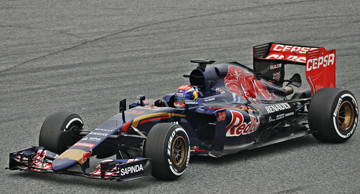 Max Verstappen in zijn Toro Rosso